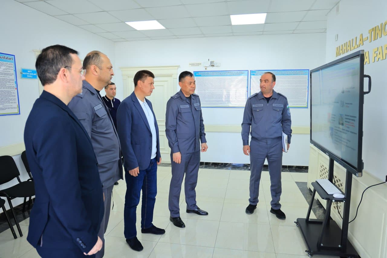 Наманган вилояти ИИБ раҳбариятининг Янги Наманган туманида сайёр қабул ва комплекс ўрганишлари ўтказилди