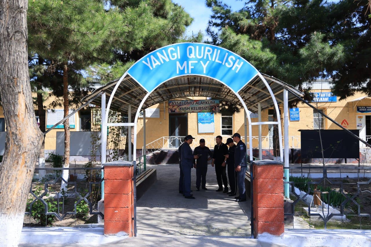 Leadership of DIA of Namangan region reviewed crime prevention efforts in the mahallas of the city