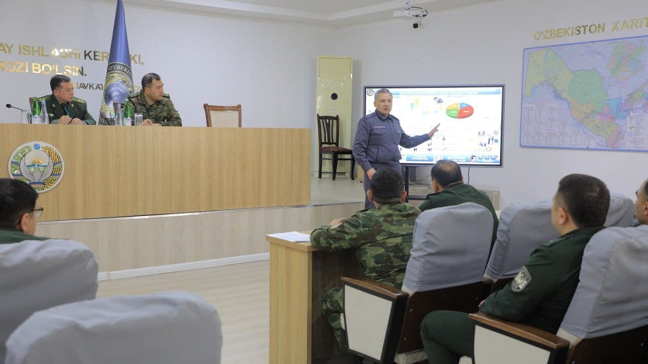 IIV Akademiyasi rahbariyati hamda boshqa masʼul rahbarlar ishtirokida Sergeli tumanida “poytaxt tajribasi” asosida kriminogen vaziyatni barqarorlashtirish masalalari muhokama qilindi