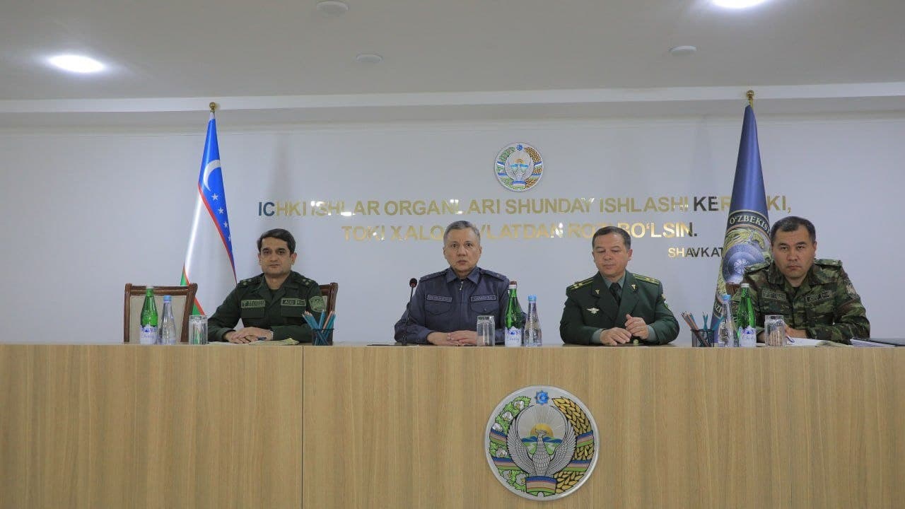 IIV Akademiyasi rahbariyati hamda boshqa masʼul rahbarlar ishtirokida Sergeli tumanida “poytaxt tajribasi” asosida kriminogen vaziyatni barqarorlashtirish masalalari muhokama qilindi