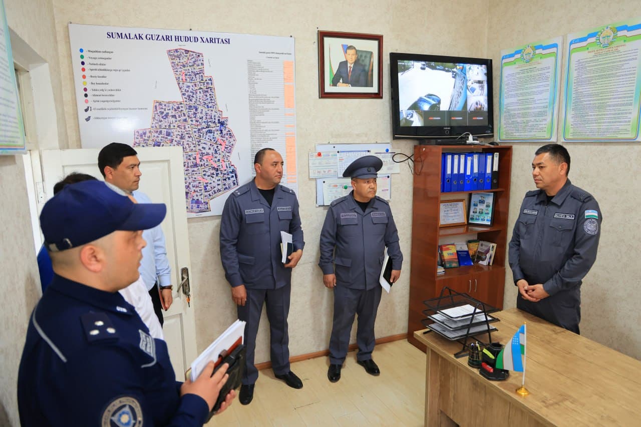 Leadership of DIA of Namangan region reviewed crime prevention efforts in the mahallas of the city