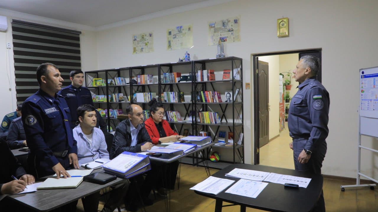 IIV Akademiyasi rahbariyati tomonidan Chilonzor tumani mahallalarining kriminogen vaziyati oʻrganildi