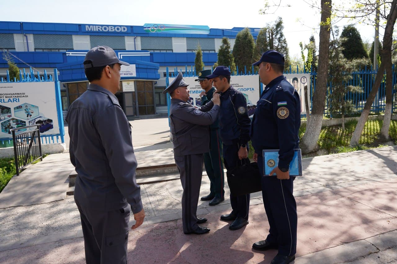 IIV rahbariyati tomonidan Toshkent shahri Mirobod tumanidagi “Ziyonur” hamda 1-son sport maktabi da oʻrganishlar olib borildi