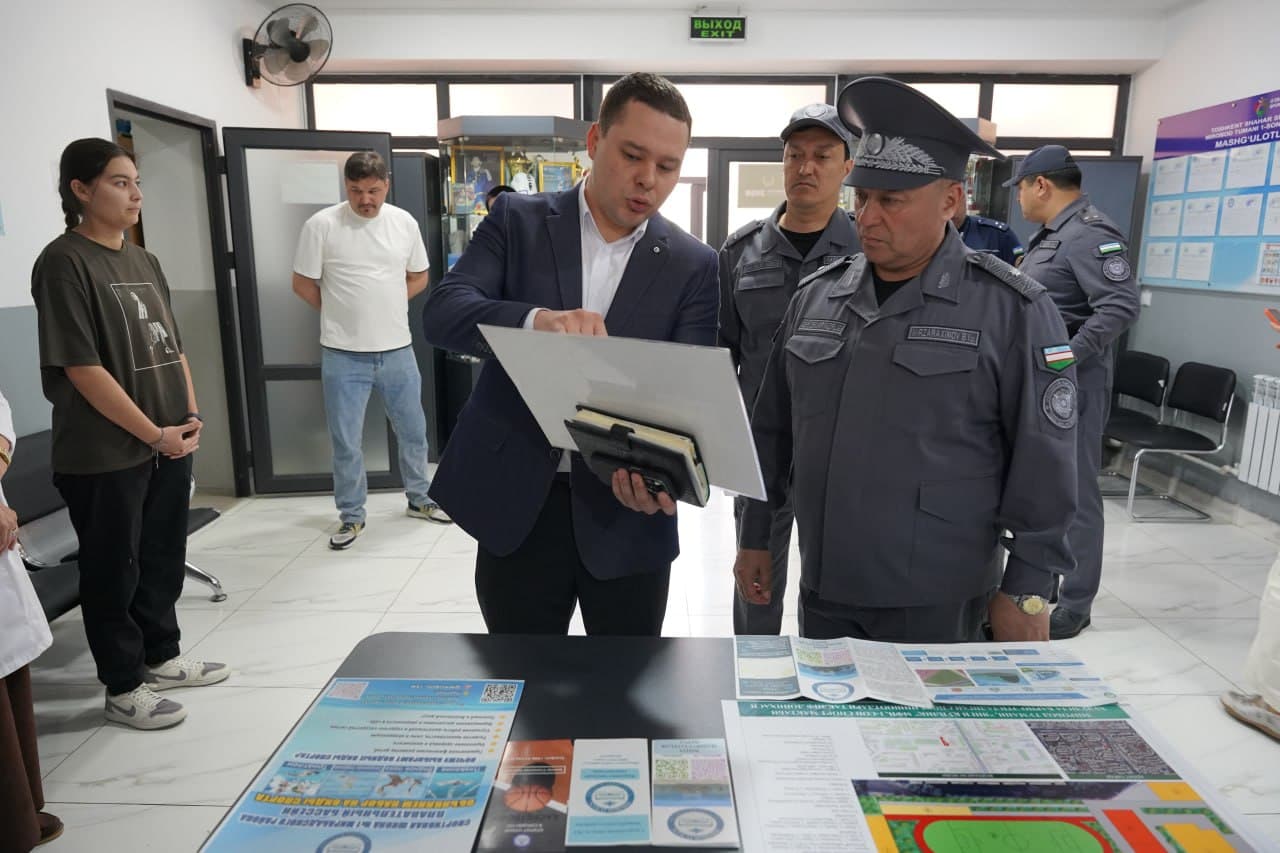 IIV rahbariyati tomonidan Toshkent shahri Mirobod tumanidagi “Ziyonur” hamda 1-son sport maktabi da oʻrganishlar olib borildi