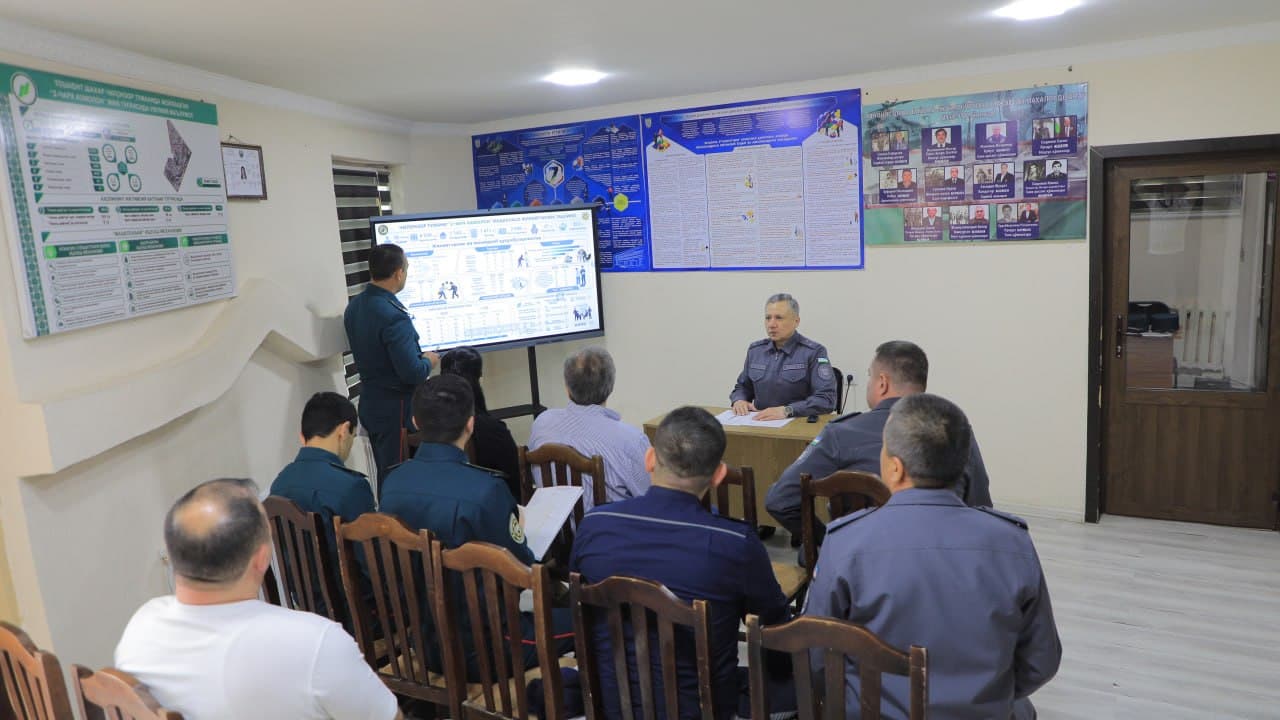 IIV Akademiyasi rahbariyati tomonidan Chilonzor tumani mahallalarining kriminogen vaziyati oʻrganildi