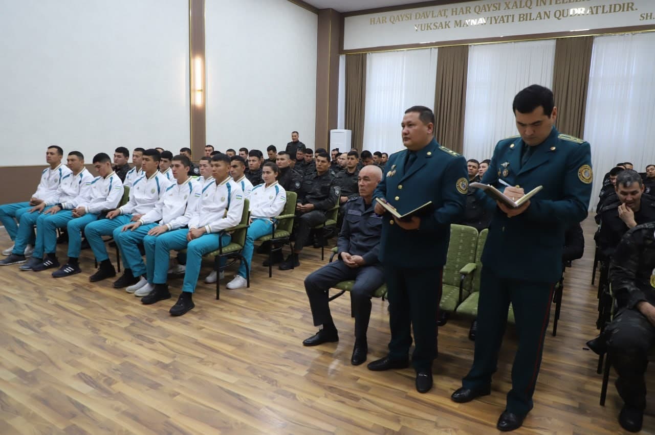 “Payshanba – Yoshlar kuni” munosabati bilan IIV Maxsus operatsiyalarni muvofiqlashtirish boshqarmasida “Rahbar va yoshlar” maʼnaviy-maʼrifiy tadbiri oʻtkazildi