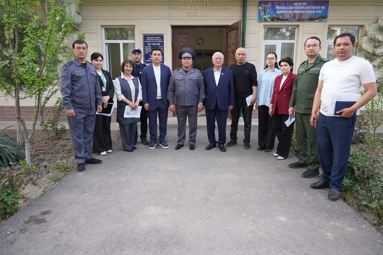 Toshkent shahrining Mirobod tumanida mahallalar xavfsizligini taʼminlash boʻyicha ustuvor vazifalar belgilab olindi
