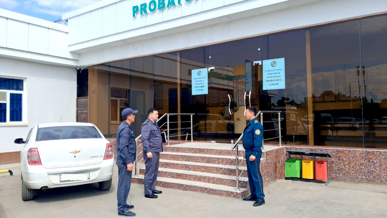 Ички ишлар вазирлиги раҳбарияти томонидан Бухоро вилоятида пробация хизматлари фаолияти танқидий-таҳлилий ўрганилди