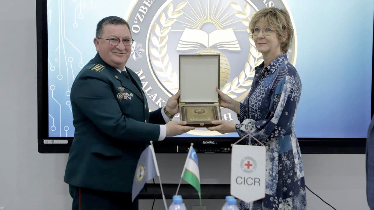 IIV Malaka oshirish institutida Xalqaro Qizil Xoch Qoʻmitasi bilan hamkorlik istiqbollari muhokama qilindi