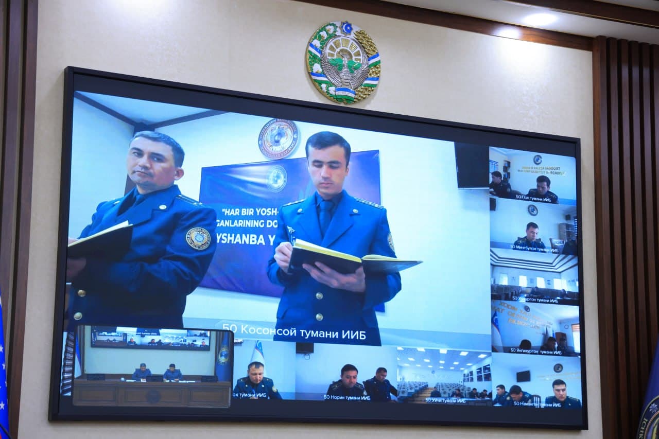 Namangan viloyati IIBda “Surxondaryo tajribasi”ni joriy etish boʻyicha seminar mashgʻuloti boʻlib oʻtdi