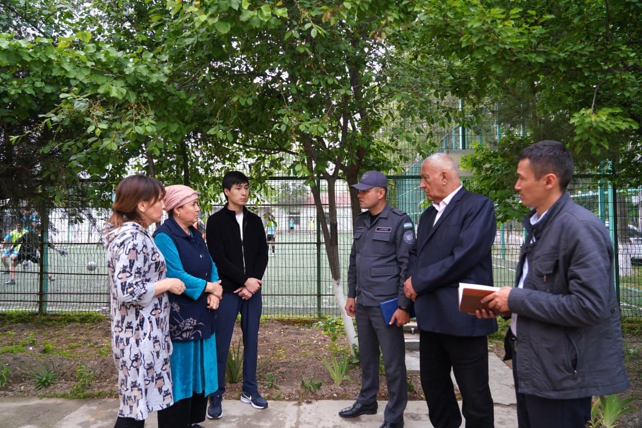 Гулистон шаҳар «Обод юрт» маҳалласида Сирдарё вилояти ИИБ бошлиғининг сайёр қабули ўтказилди