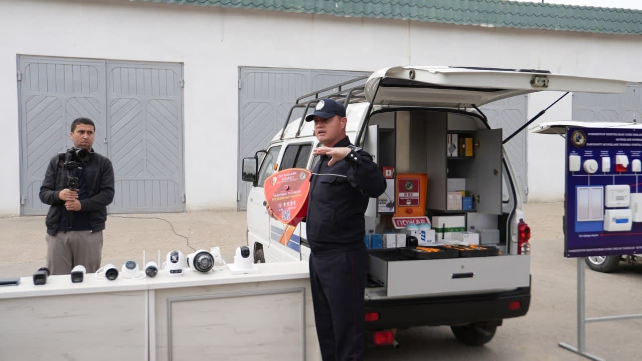 Навоий вилояти ИИБ ҳузуридаги Қўриқлаш хизматида ОАВ вакиллари, журналист ва блогерлар иштирокида пресс-тур ва матбуот анжумани ўтказилди