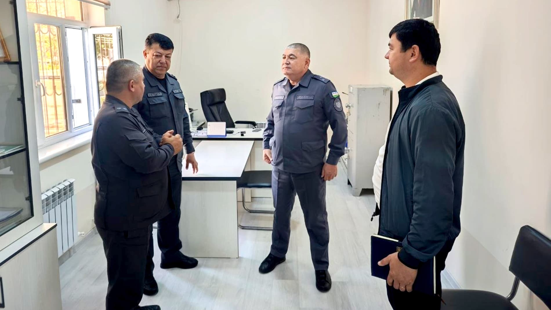 IIV huzuridagi Migratsiya va personallashtirish departamenti rahbariyati tomonidan Xorazmda migratsiya va personallashtirish sohasida manzilli oʻrganishlar olib borildi