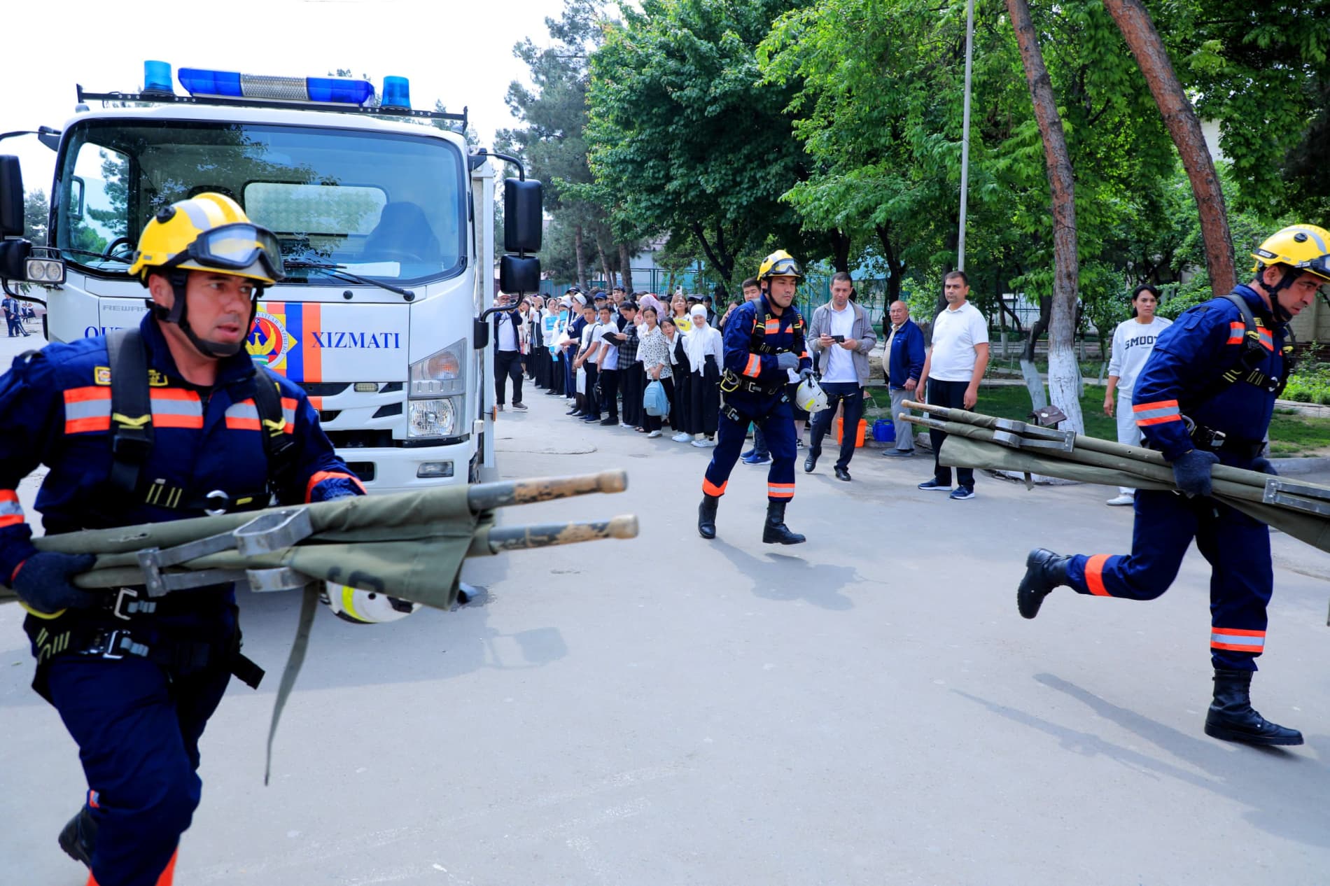 Андижон вилояти ИИБ ташаббуси билан таълим муассасалари хавфсизлигини таъминлашга қаратилган “Хавфсиз билим маскани” мавзусида кенг қамровли ўқув-семинари ташкил этилди
