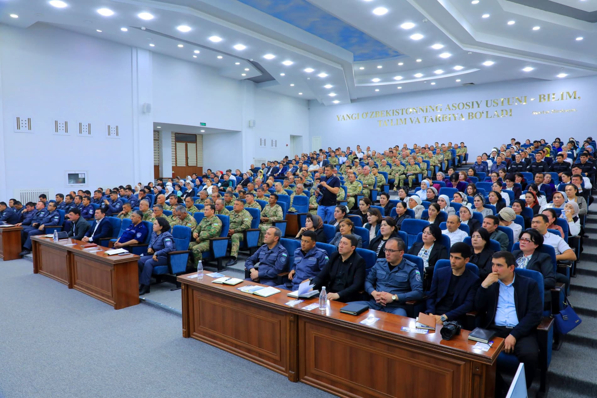 Андижон вилояти ИИБ ташаббуси билан таълим муассасалари хавфсизлигини таъминлашга қаратилган “Хавфсиз билим маскани” мавзусида кенг қамровли ўқув-семинари ташкил этилди