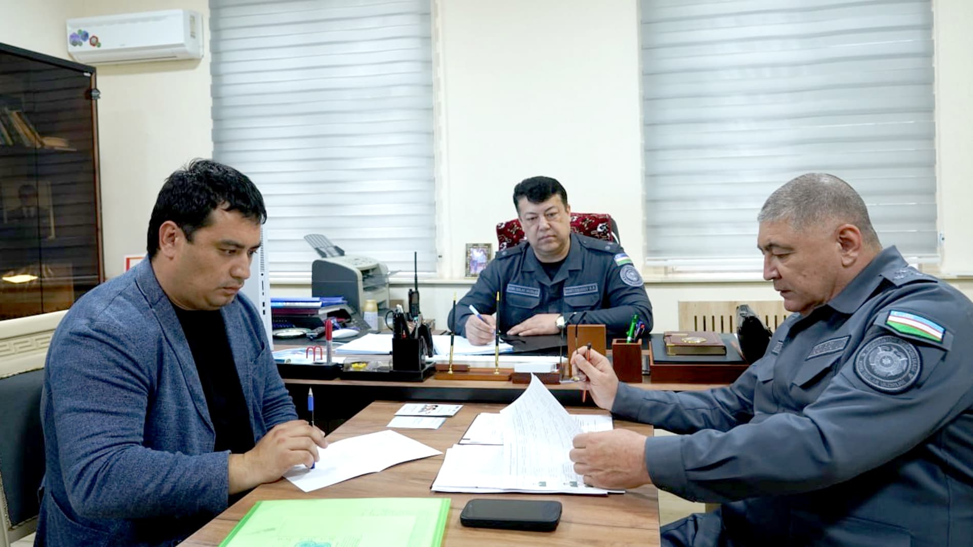 IIV huzuridagi Migratsiya va personallashtirish departamenti rahbariyati tomonidan Xorazmda migratsiya va personallashtirish sohasida manzilli oʻrganishlar olib borildi