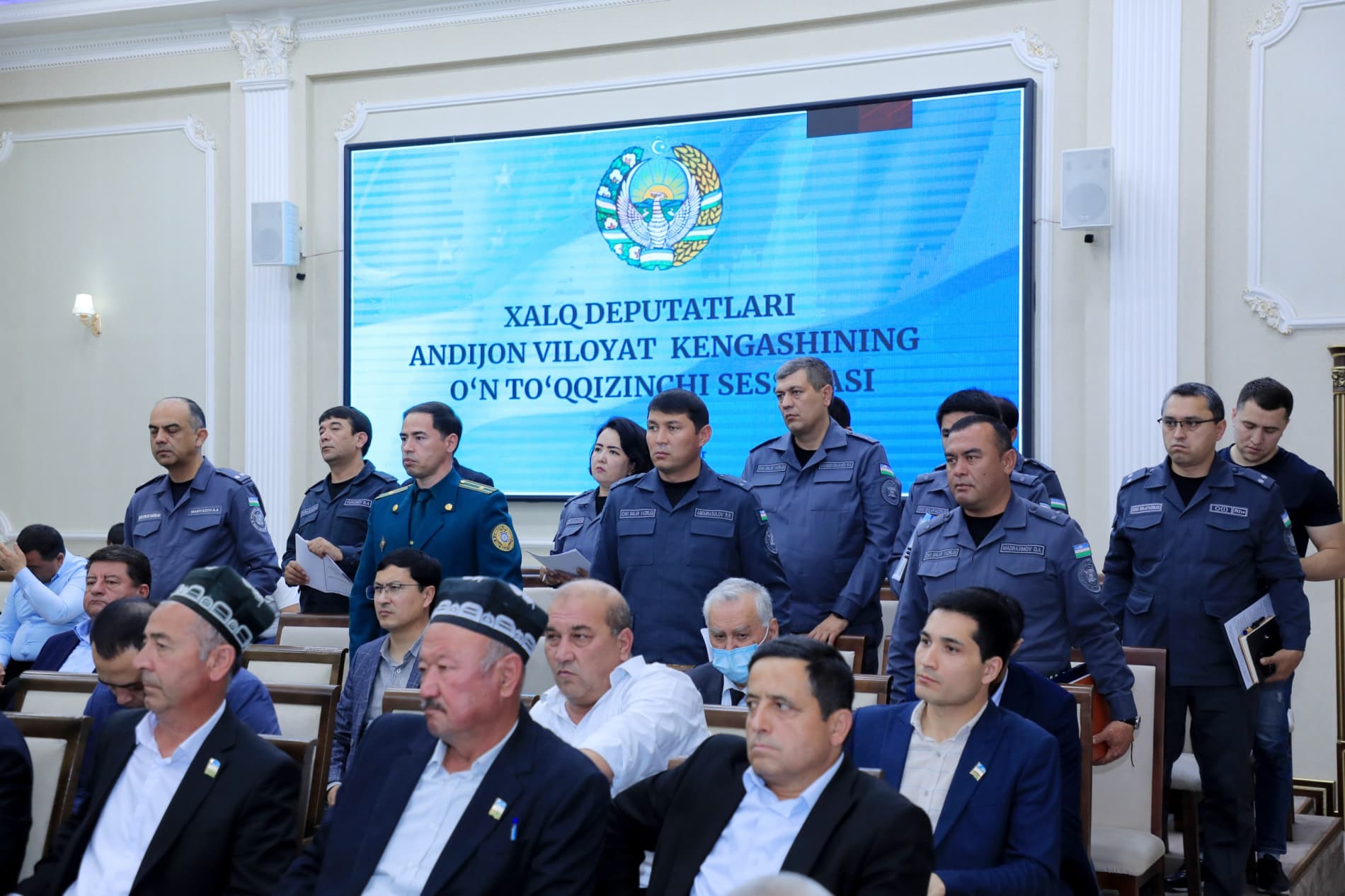 Xalq deputatlari Andijon viloyati kengashining navbatdagi sessiyasida Andijon viloyati IIB boshligʻining hisoboti tinglandi