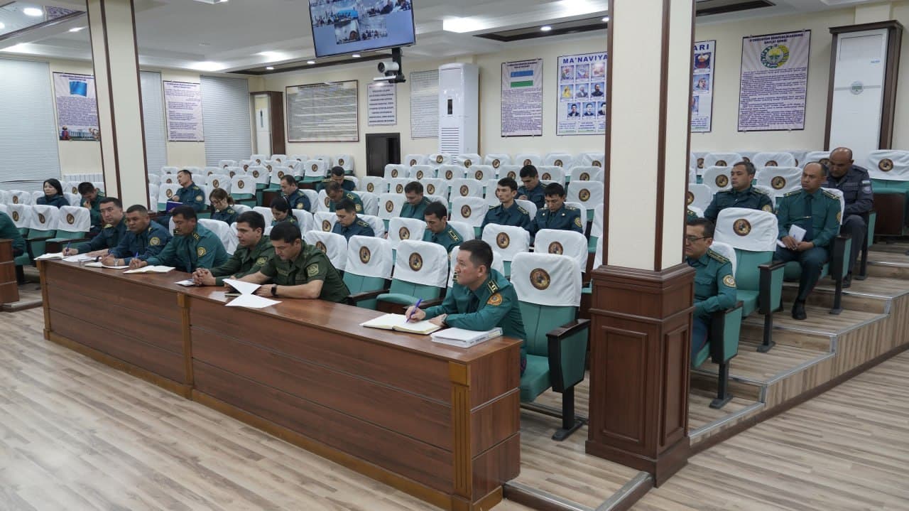 IIV huzuridagi Tergov departamenti rahbariyati tashabbusi bilan Navoiy viloyati IIBda jinoyat ishlarini yuritishda zamonaviy yondashuvlarni joriy etishga bagʻishlangan oʻquv-seminari tashkil etildi