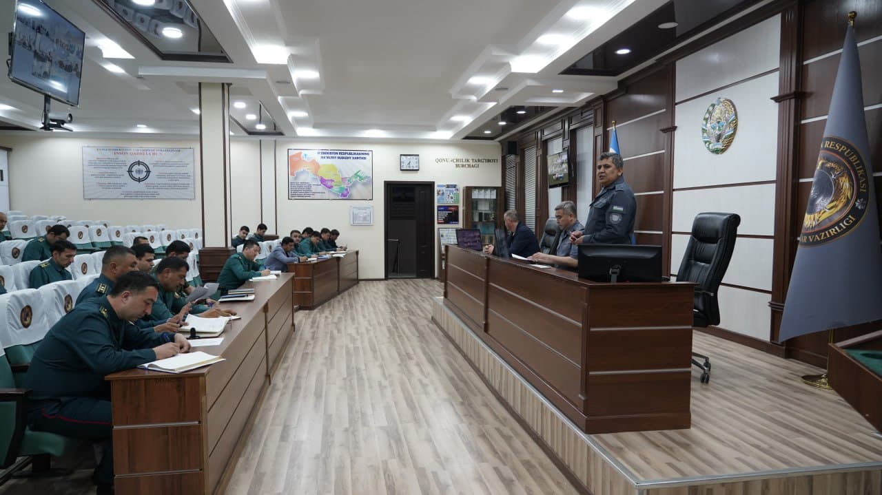 IIV huzuridagi Tergov departamenti rahbariyati tashabbusi bilan Navoiy viloyati IIBda jinoyat ishlarini yuritishda zamonaviy yondashuvlarni joriy etishga bagʻishlangan oʻquv-seminari tashkil etildi
