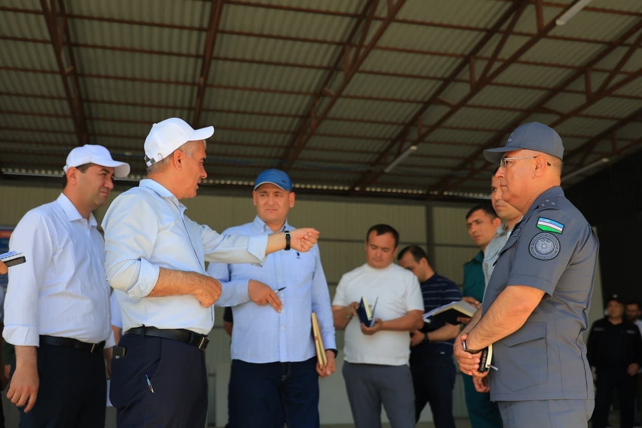Buxoro viloyati IIBning yangi maʼmuriy binosi qurilishi koʻzdan kechirildi