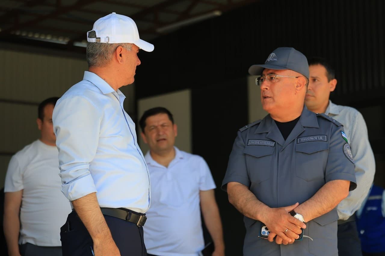 Buxoro viloyati IIBning yangi maʼmuriy binosi qurilishi koʻzdan kechirildi