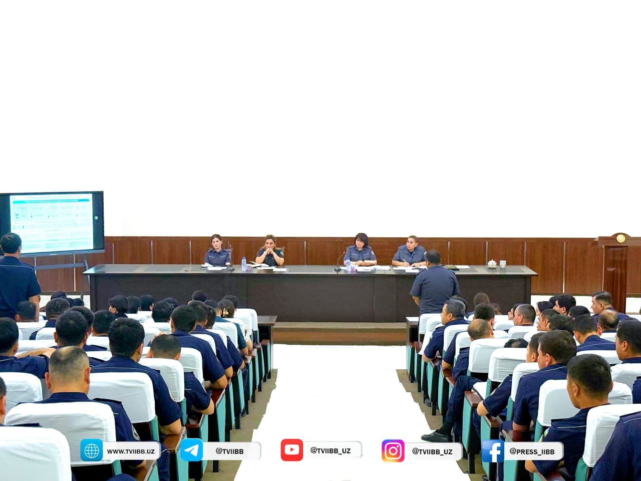 Toshkent viloyati IIBBda xotin-qizlar oʻrtasida jinoyat va huquqbuzarliklarni oldini olish chora-tadbirlari muhokama qilindi