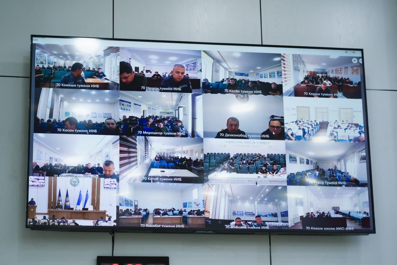 Қашқадарё вилояти ИИБда ИИВ ҳузуридаги Тергов департаменти раҳбарияти томонидан “Сурхондарё тажрибаси”ни жорий қилиш бўйича ўқув семинари ташкил этилди