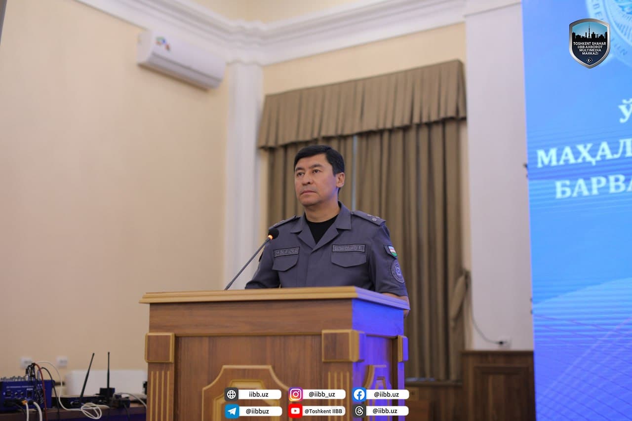 Тошкент шаҳар ИИББ раҳбарияти томонидан Миробод туманида ҳуқуқбузарликлар профилактикаси ва хавфсиз муҳит яратиш ишлари танқидий таҳлил қилинди