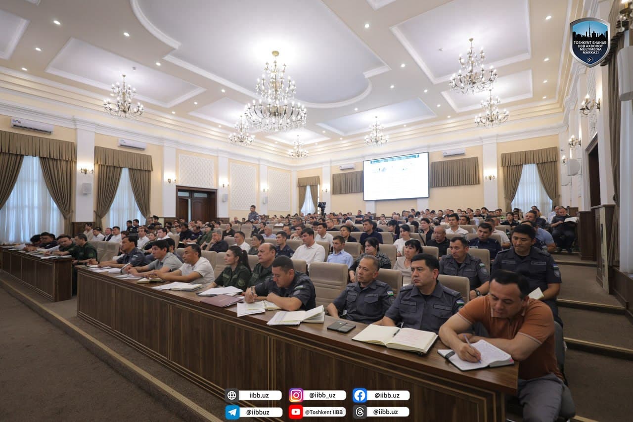 Тошкент шаҳар ИИББ раҳбарияти томонидан Миробод туманида ҳуқуқбузарликлар профилактикаси ва хавфсиз муҳит яратиш ишлари танқидий таҳлил қилинди