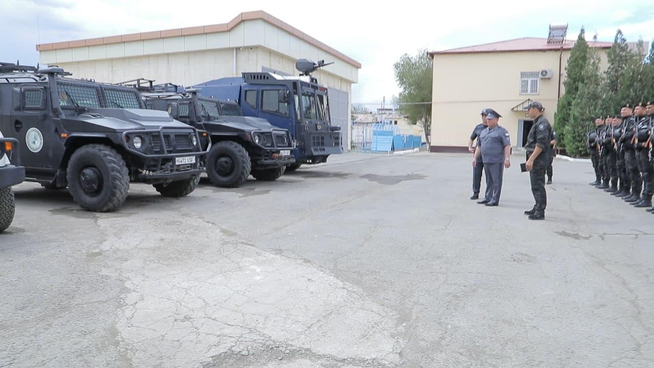 IIV rahbariyati tomonidan Xorazm viloyati IIB Tezkor vazifalarni bajaruvchi safarbar otryadi shaxsiy tarkibining xizmat faoliyati va ular uchun yaratilgan shart-sharoitlar oʻrganilib, masʼullarga tegishli topshiriqlar berildi