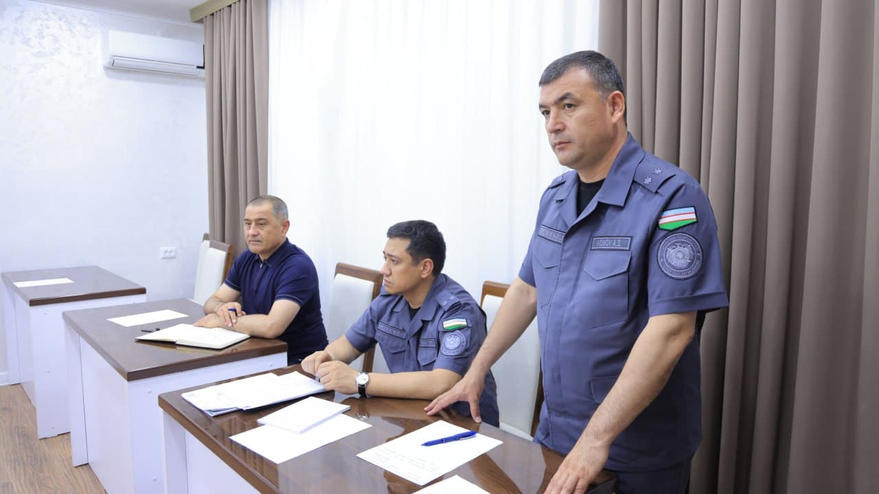 Buxoro viloyati Ichki ishlar boshqarmasida Ichki ishlar vaziri oʻrinbosari, polkovnik Diyorbek Sattarov ishtirokida sayyor qabul oʻtkazildi