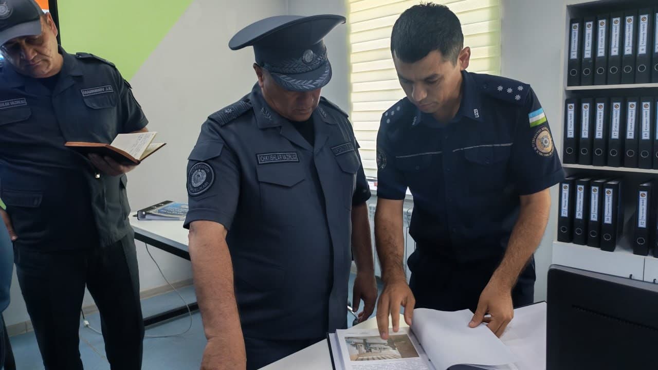 Ички ишлар вазирлиги раҳбарияти томонидан Хоразм вилоятида жамоат хавфсизлигини таъминлаш борасида ўрганиш ишлари олиб борилди