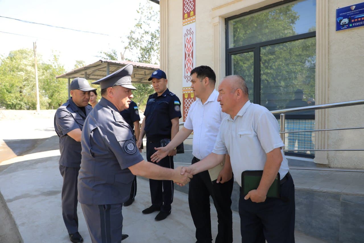 Ички ишлар вазирлиги раҳбарияти Қорақалпоғистонда маҳаллалар фаолияти ва ёшлар учун яратилган шароитлар билан танишди