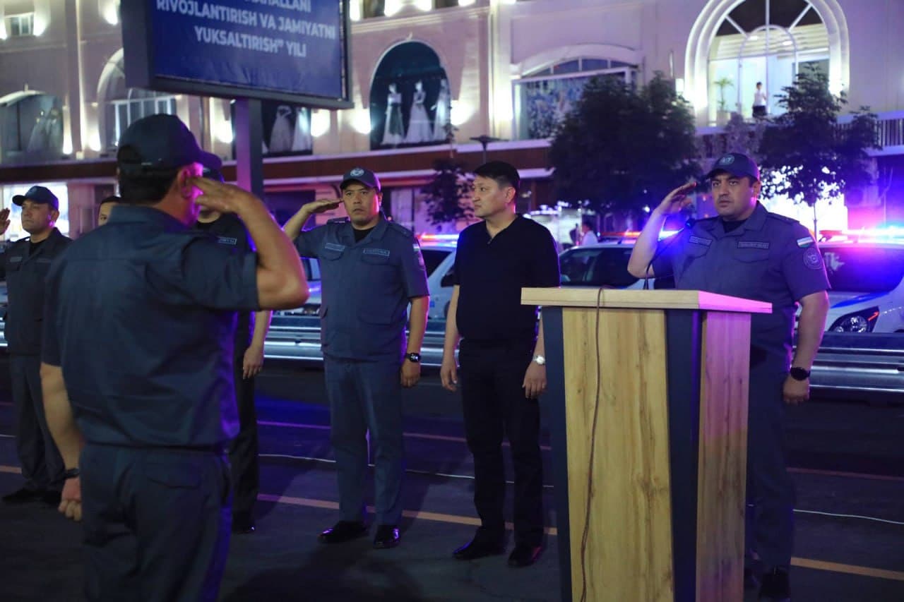 IIV Jamoat xavfsizligi departamenti Yoʻl harakati xavfsizligi xizmati rahbariyati Andijon viloyatida harakat xavfsizligini taʼminlash yoʻnalishida amalga oshirilayotgan ishlar yuzasidan oʻrganish ishlari davom etmoqda