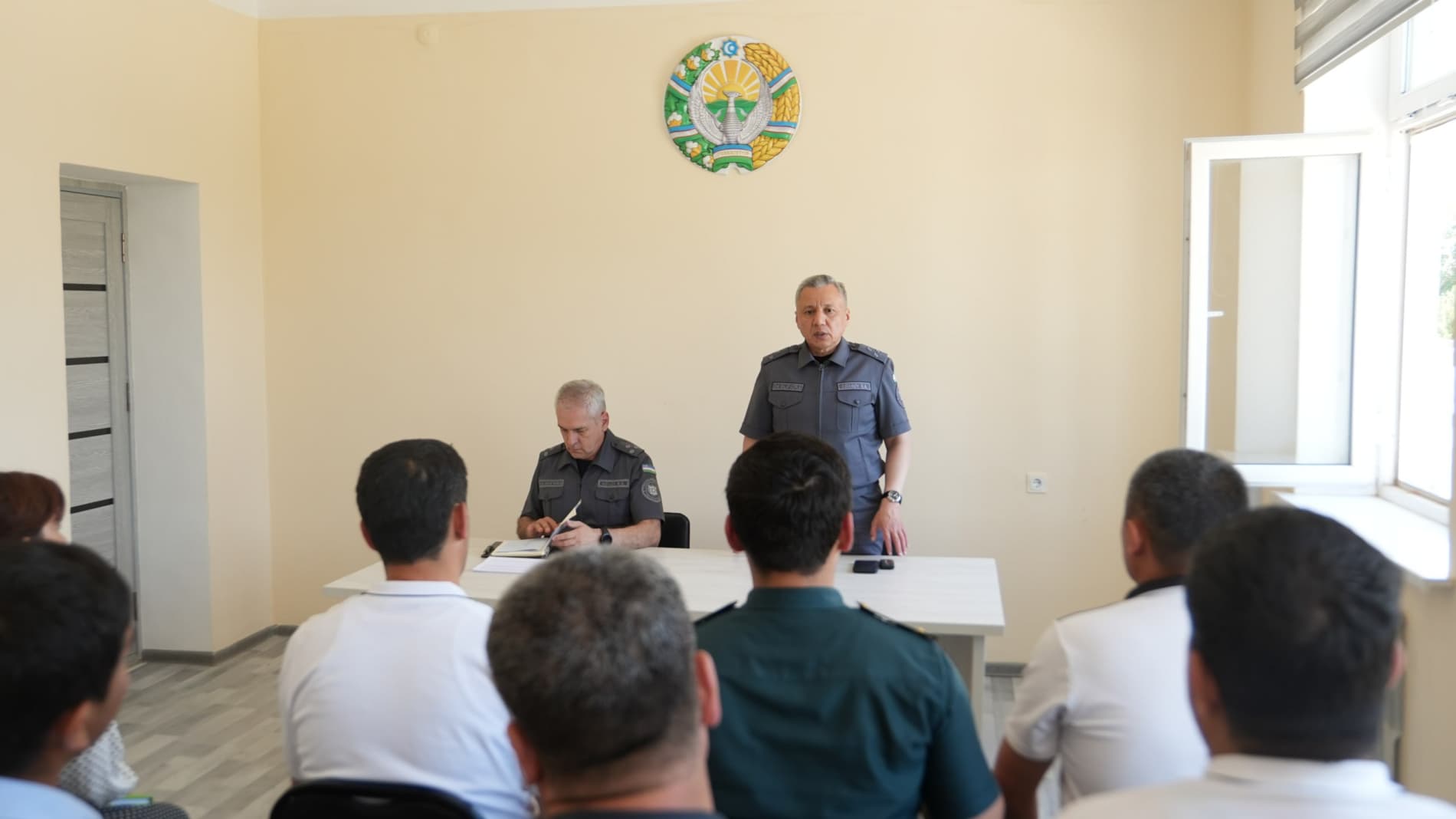 IIV Akademiyasi rahbariyati tomonidan Navoiy viloyatida mahallalarda xavfsiz muhit yaratish va jinoyatchilikning oldini olish borasida amalga oshirilayotgan ishlar oʻrganildi