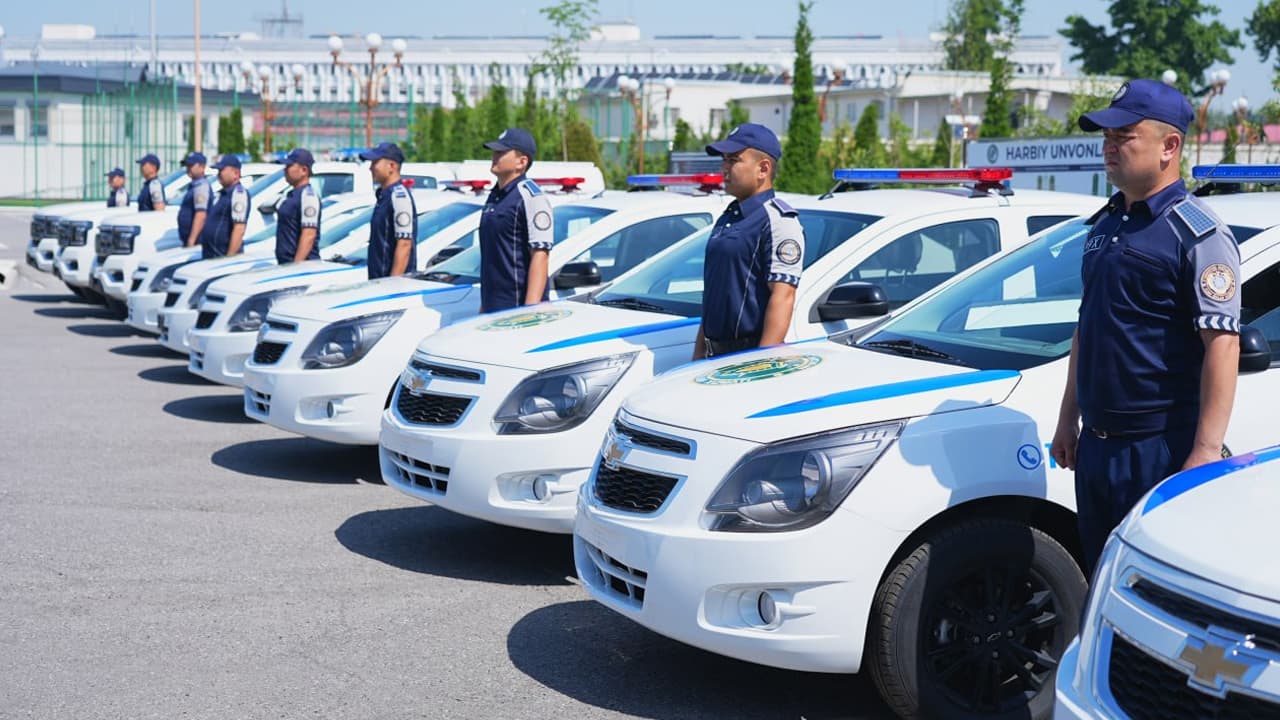 Fargʻona viloyati PPX xizmati avtoparki yangi xizmat avtomobillari bilan toʻldirildi