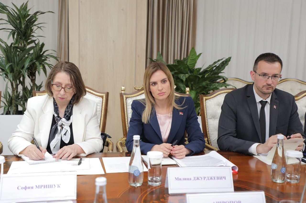 Oʻzbekiston Respublikasi Ichki ishlar vazirining oʻrinbosari, polkovnik Ramazon Ashropov Serbiya Respublikasining mehnat, bandlik, faxriylar va ijtimoiy siyosat vaziri Militsa Stamenkovski xonim bilan rasmiy uchrashuv oʻtkazdi