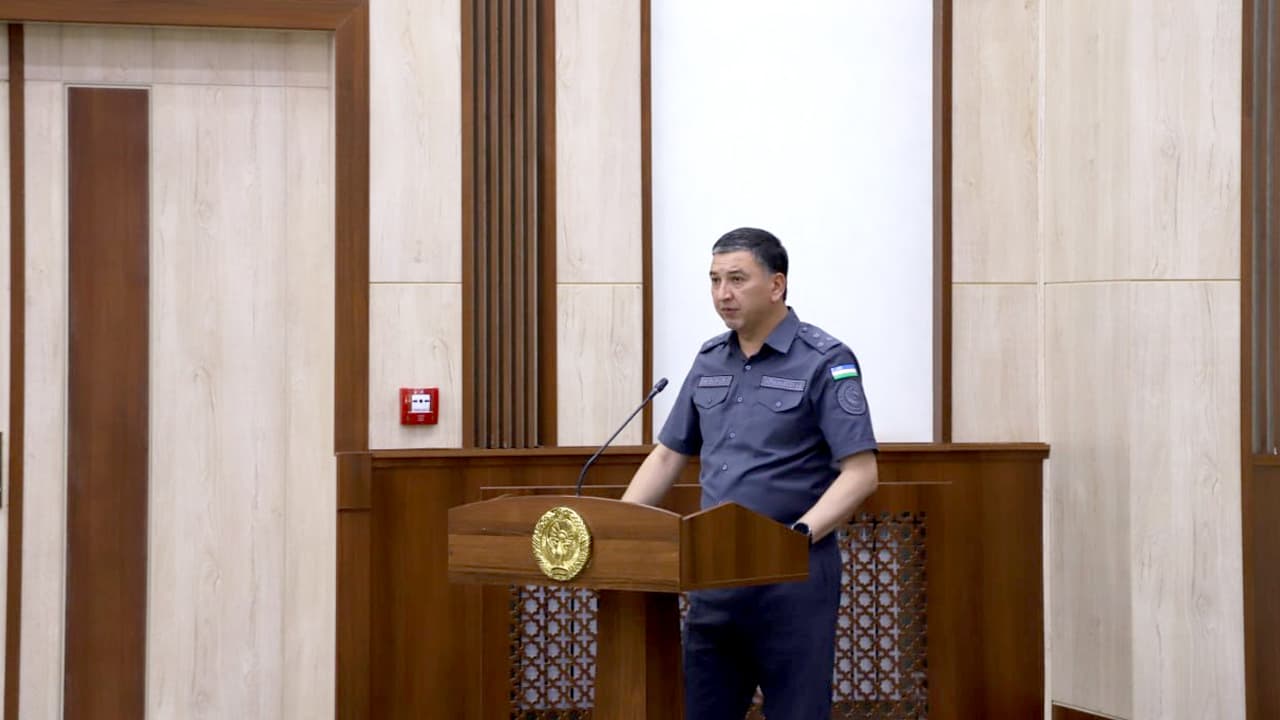 Xorazm viloyati IIB rahbariyati tomonidan Xiva shahrida kriminogen vaziyatni barqarorlashtirish borasida yigʻilish oʻtkazildi