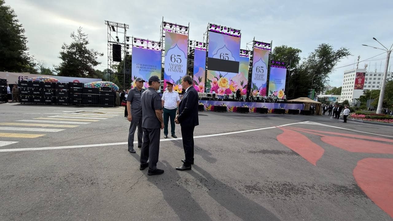 IIV rahbariyati Xalqaro gullar festivalida jamoat tartibi va xavfsizlikni taʼminlash boʻyicha kompleks chora-tadbirlar tashkil etilishini oʻrganmoqda