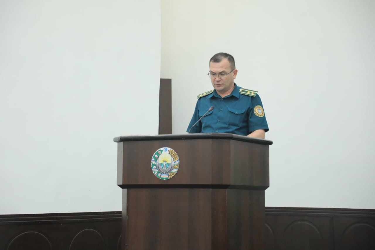 В Вабкентском районе Бухарской области прошел учебно-практический семинар по повышению эффективности социальной профилактики на основе принципа "Благоустроенная и безопасная махалля"
