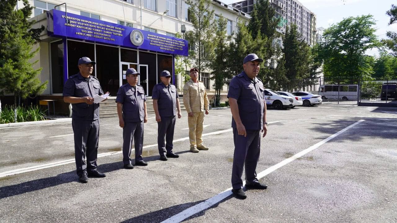 Navoiy viloyatida “Soʻnggi qoʻngʻiroq” bayram tadbirlarini xavfsiz oʻtkazishga bagʻishlangan saf yoʻriqnomasi oʻtkazildi