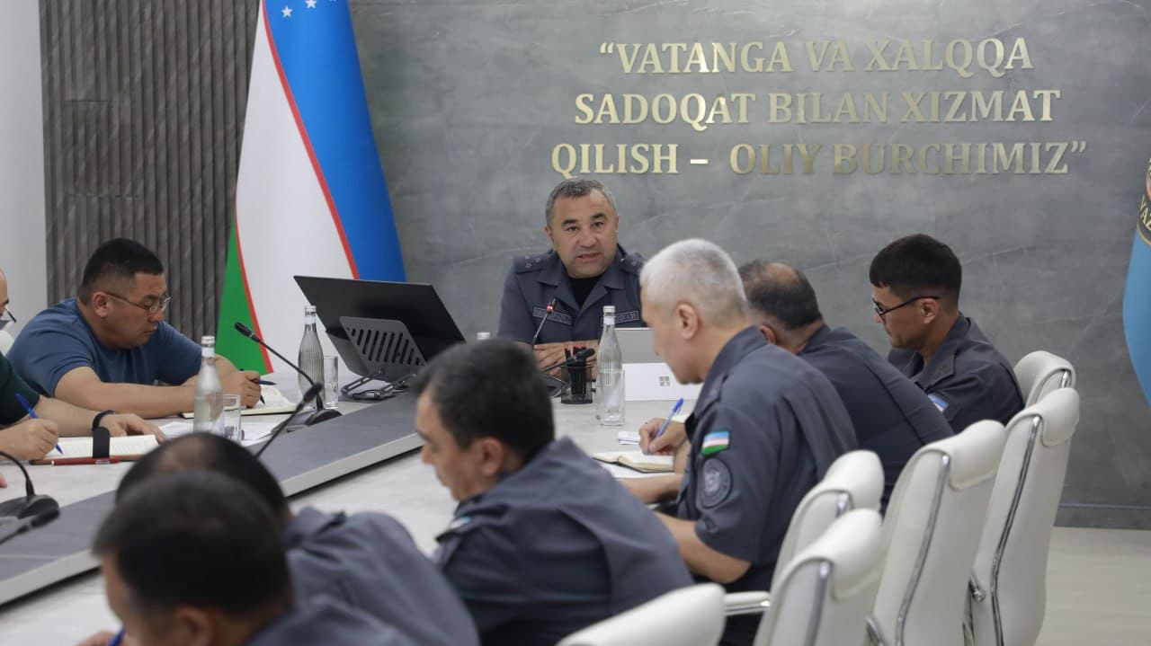 IIV huzuridagi Jazoni ijro etish departamenti hamda Qorovul qoʻshinlari qoʻmondonligi masʼul rahbarlari ishtirokida qoʻshma yigʻilish tashkil etildi