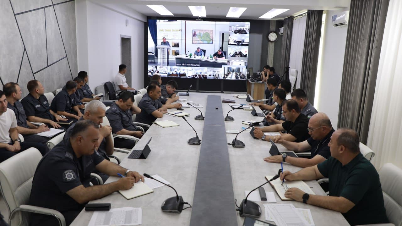 IIV huzuridagi Jazoni ijro etish departamenti hamda Qorovul qoʻshinlari qoʻmondonligi masʼul rahbarlari ishtirokida qoʻshma yigʻilish tashkil etildi
