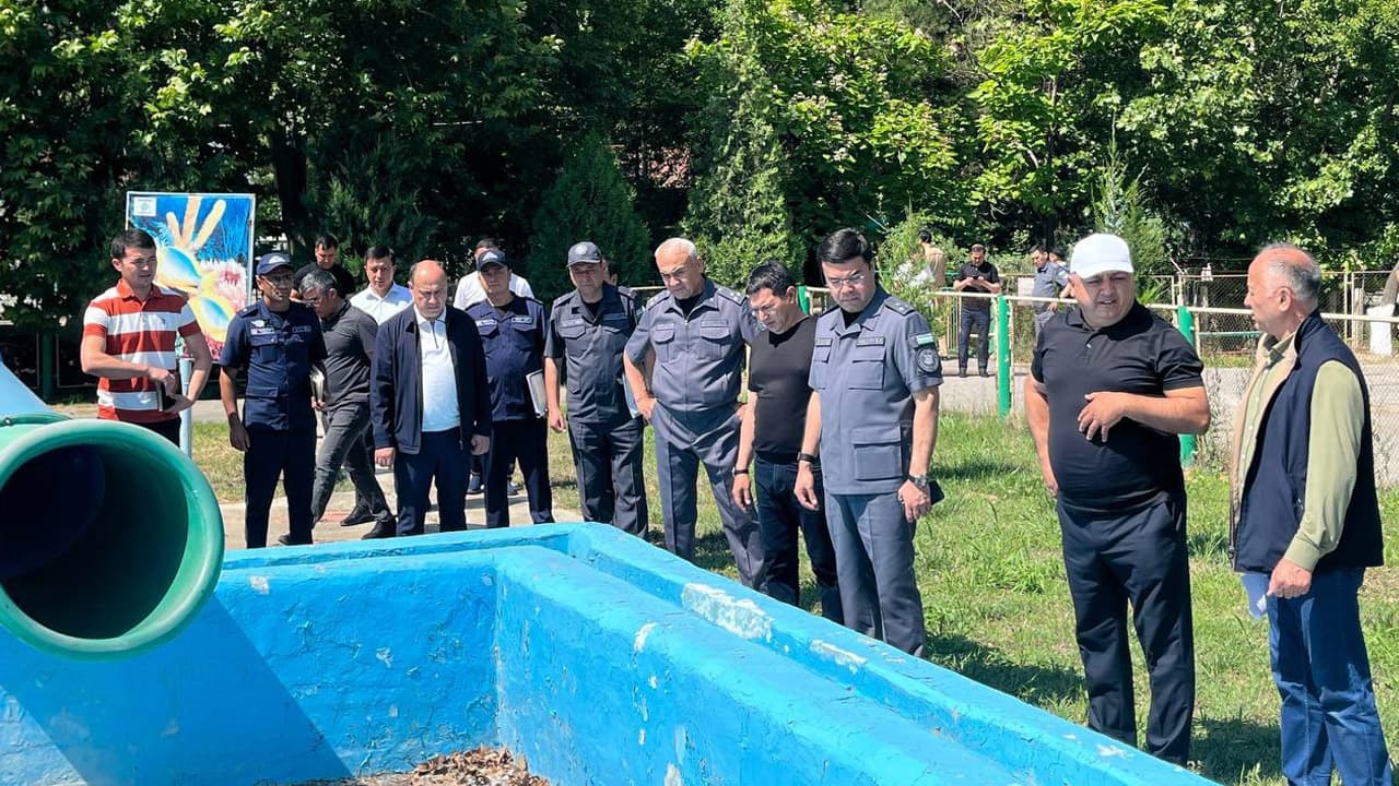 Ички ишлар вазирлиги раҳбарияти томонидан Фарғона вилоятидаги болалар оромгоҳларининг ёзги мавсумга тайёргарлиги ўрганилди