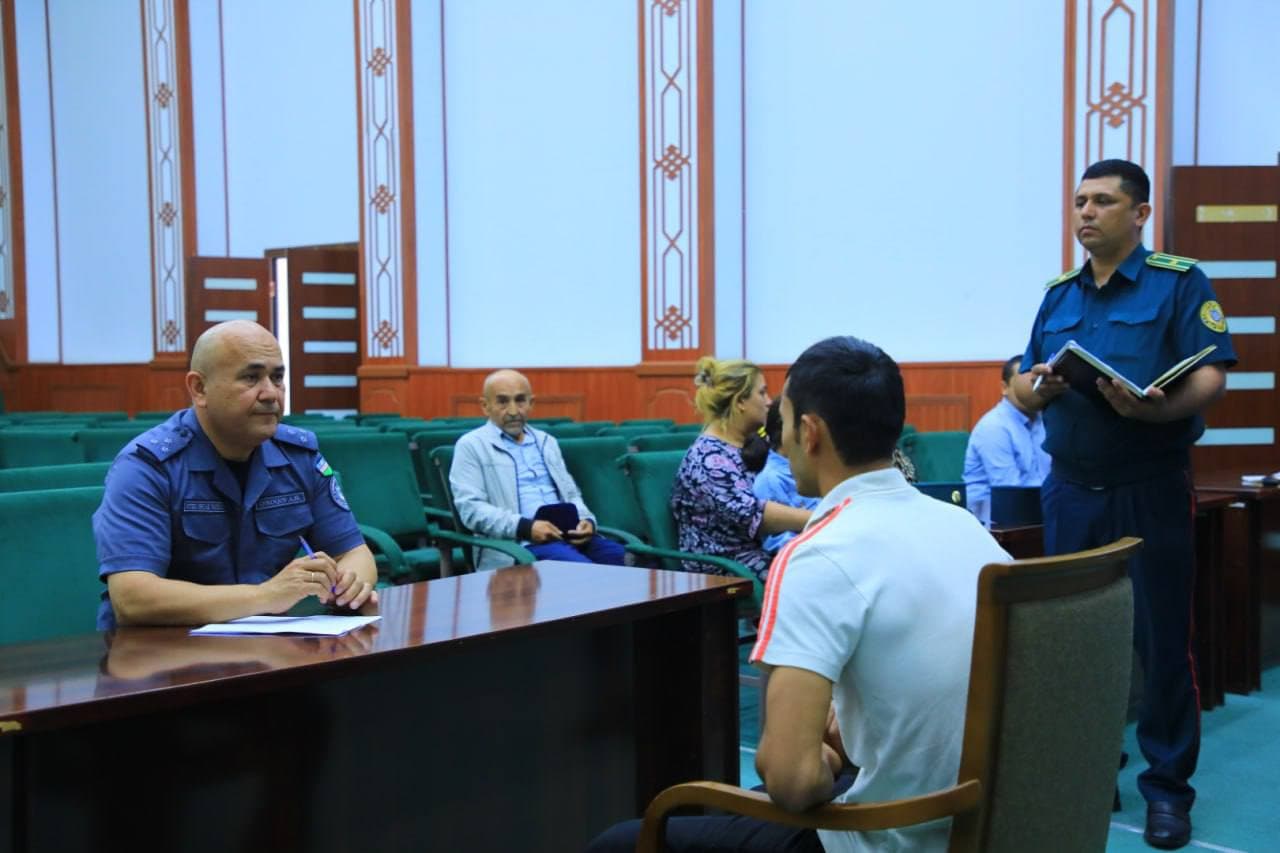 Samarqand viloyati ichki ishlar organlari probatsiya boʻlinmalari faoliyati oʻrganildi