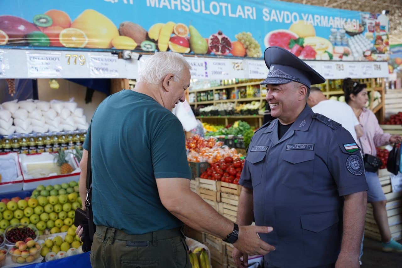 ИИВ раҳбарияти томонидан Тошкент шаҳри Миробод туманида ўрганиш ишлари давом этмоқда