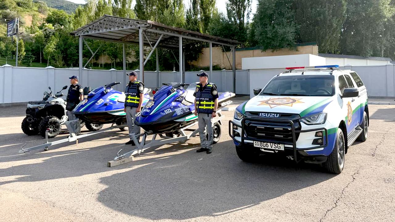 Министр внутренних дел ознакомился с ходом работ по обеспечению безопасности в туристический сезон и в детских лагерях в Ташкентской области