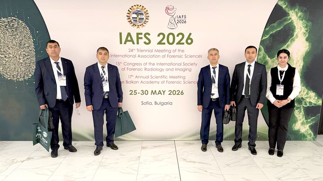 Oʻzbekiston Respublikasi IIV Ekspert-kriminalistika bosh markazi vakillari “IAFS 2026” xalqaro ilmiy yigʻinida ishtirok etmoqda