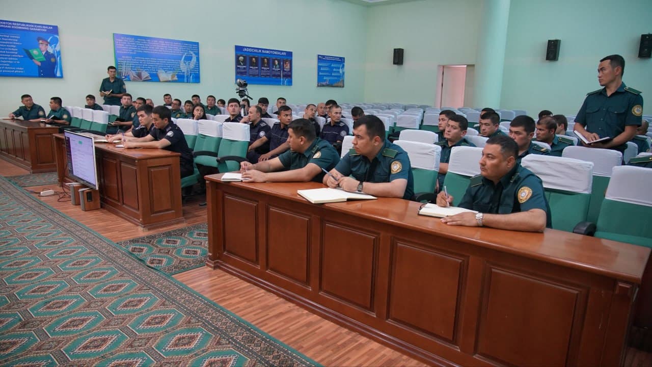 Surxondaryo viloyati IIB tizimida ish yurituvi samaradorligini oshirishga qaratilgan oʻquv-seminar tashkil etildi