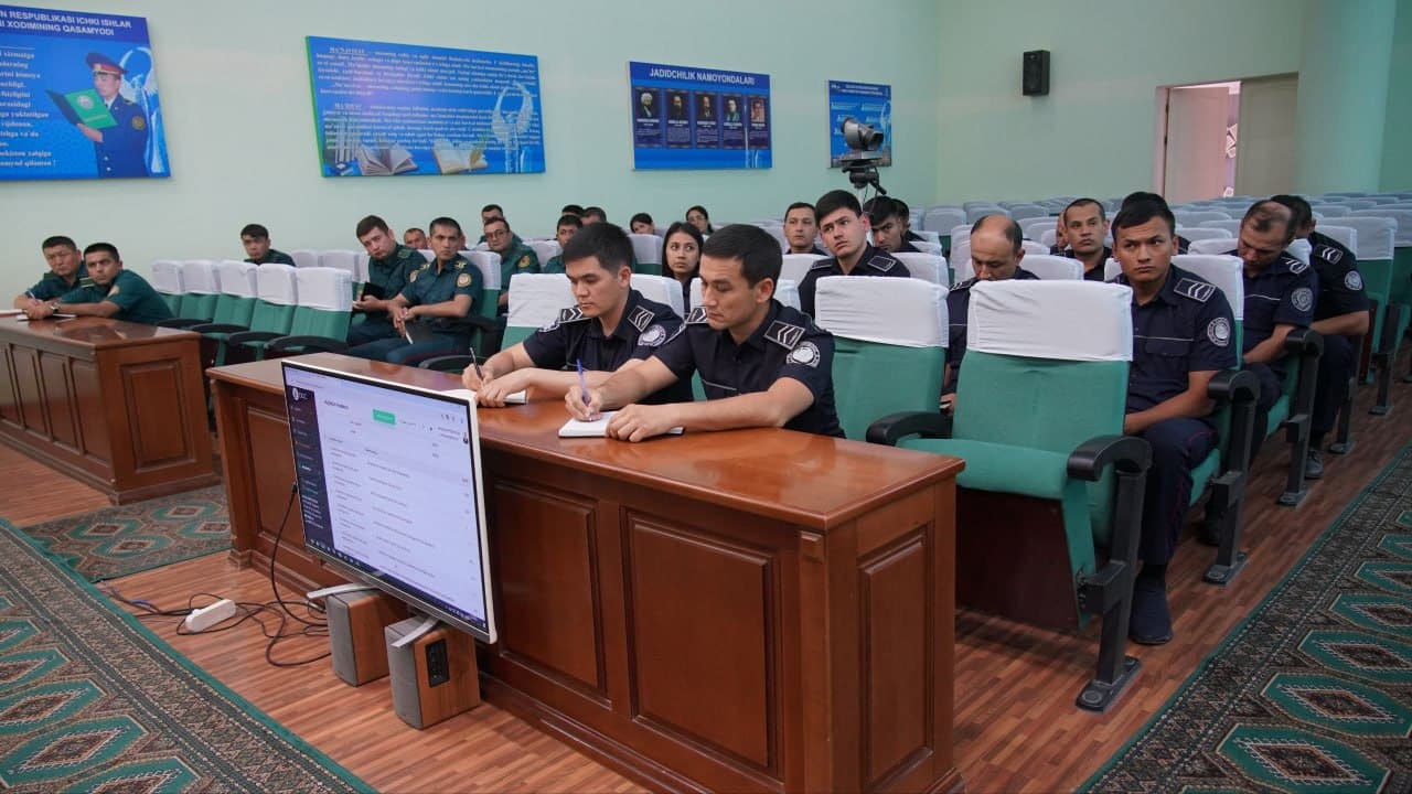 Surxondaryo viloyati IIB tizimida ish yurituvi samaradorligini oshirishga qaratilgan oʻquv-seminar tashkil etildi
